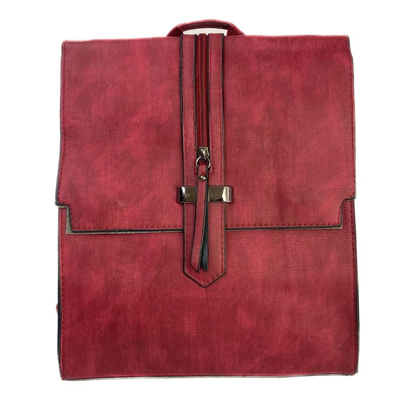 GENERICO - Mochila Cartera Ecocuero Mujer Elegante Multifuncional Uso Diario