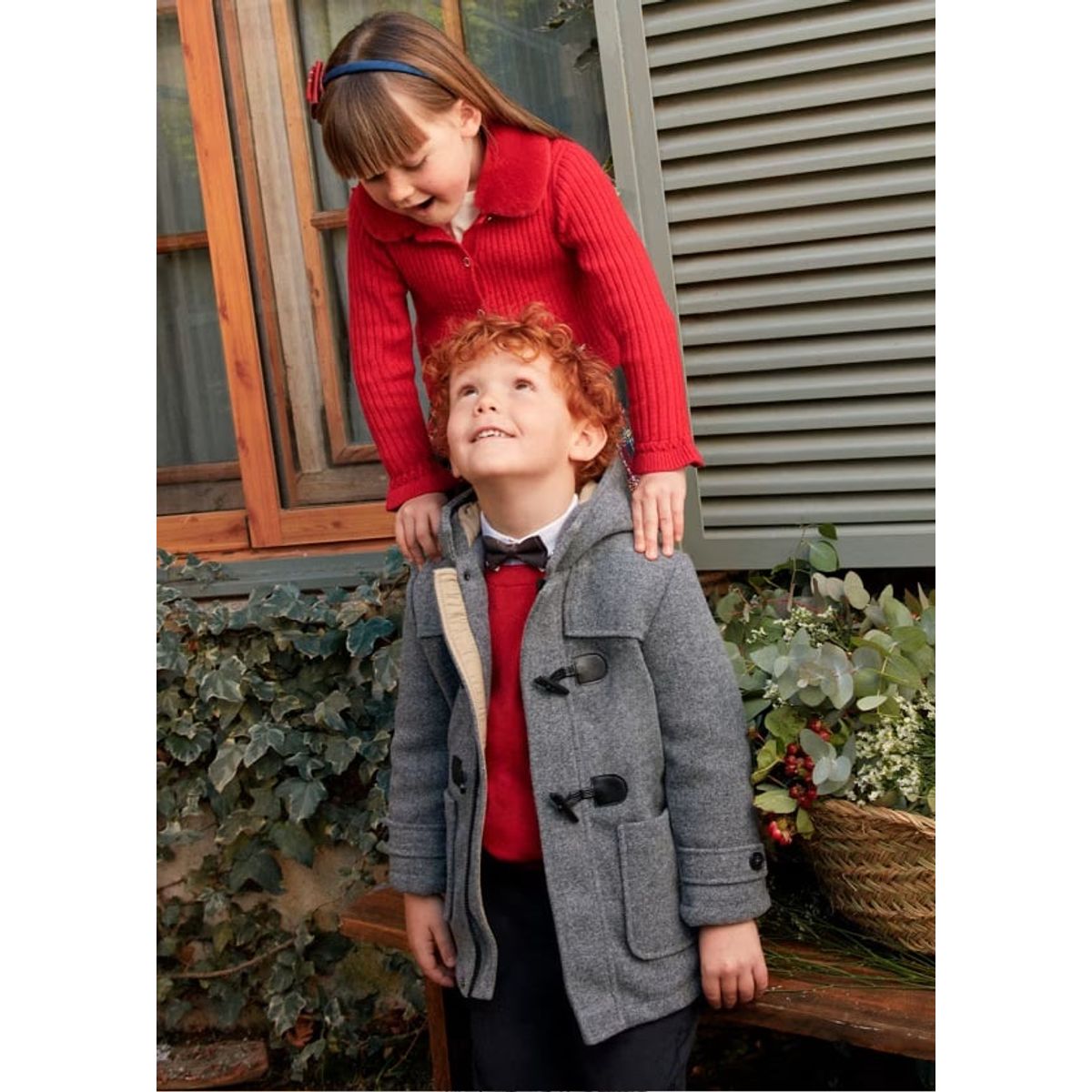 MAYORAL - Elegante Abrigo tipo Trenca de niño