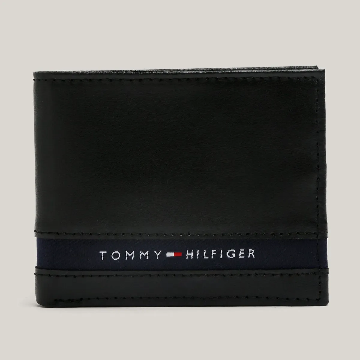 TOMMY HILFIGER - Billetera Emmett Con Logo Negro Tommy Hilfiger