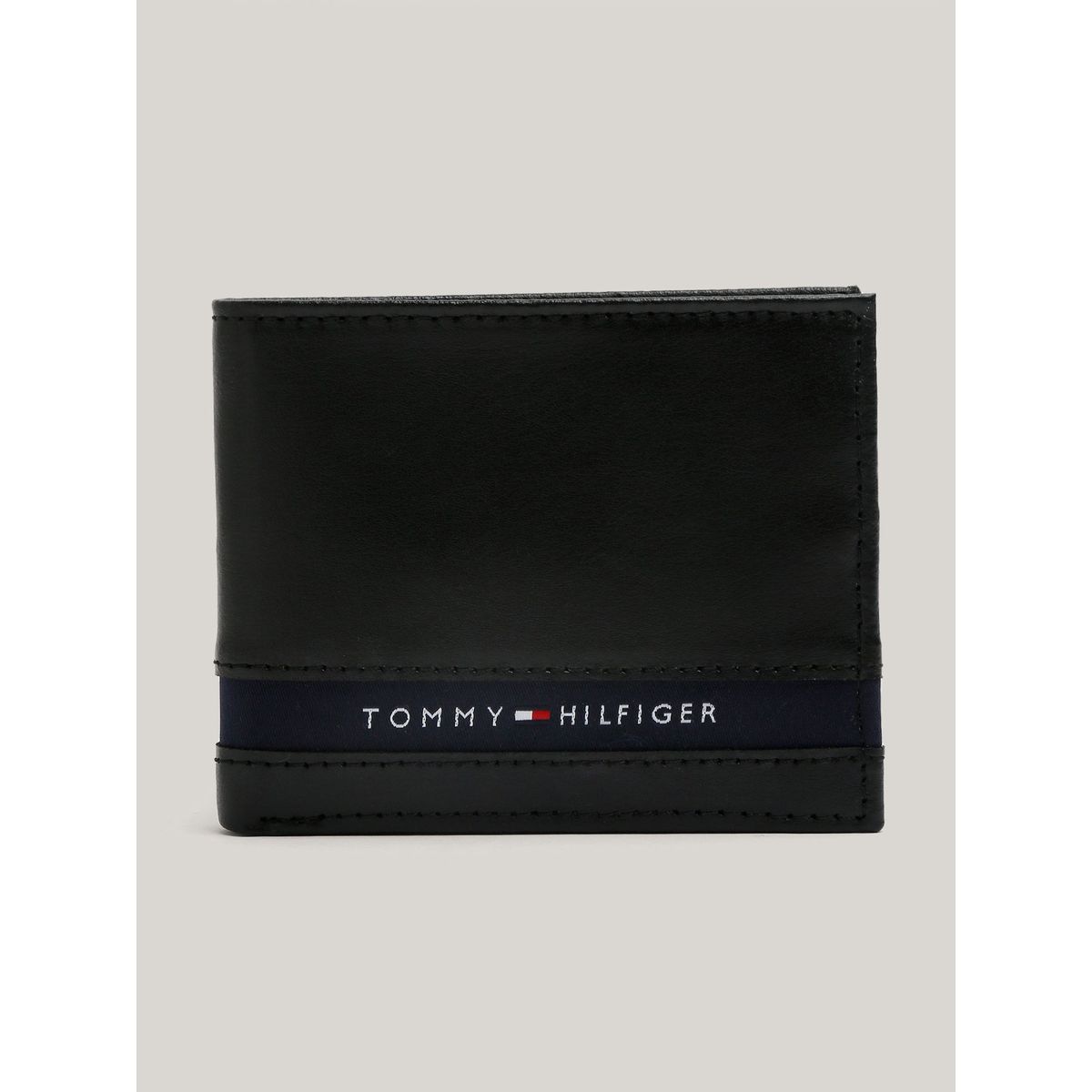 TOMMY HILFIGER - Billetera Emmett Con Logo Negro Tommy Hilfiger