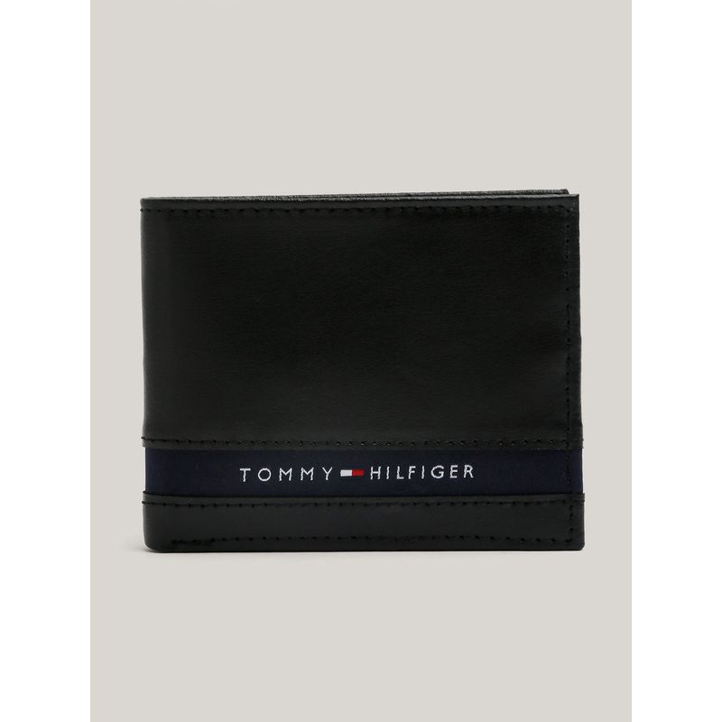 TOMMY HILFIGER - Billetera Emmett Con Logo Negro Tommy Hilfiger