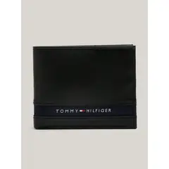 TOMMY HILFIGER - Billetera Emmett Con Logo Negro