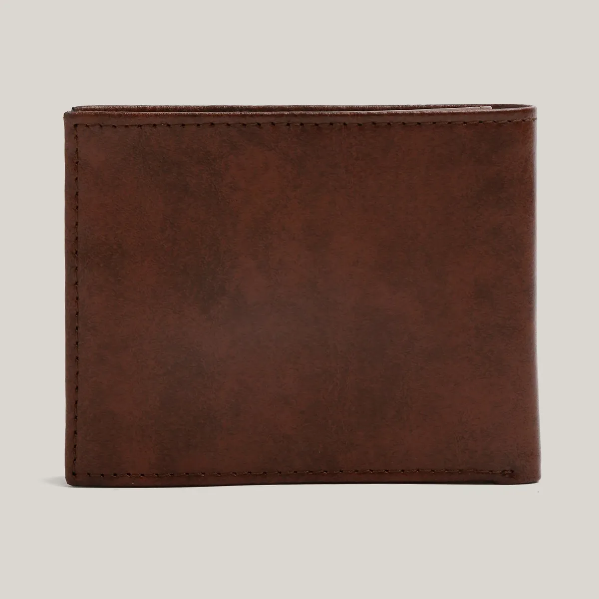 TOMMY HILFIGER - Billetera Malta Cde Cuero Con Logo Café Tommy Hilfiger