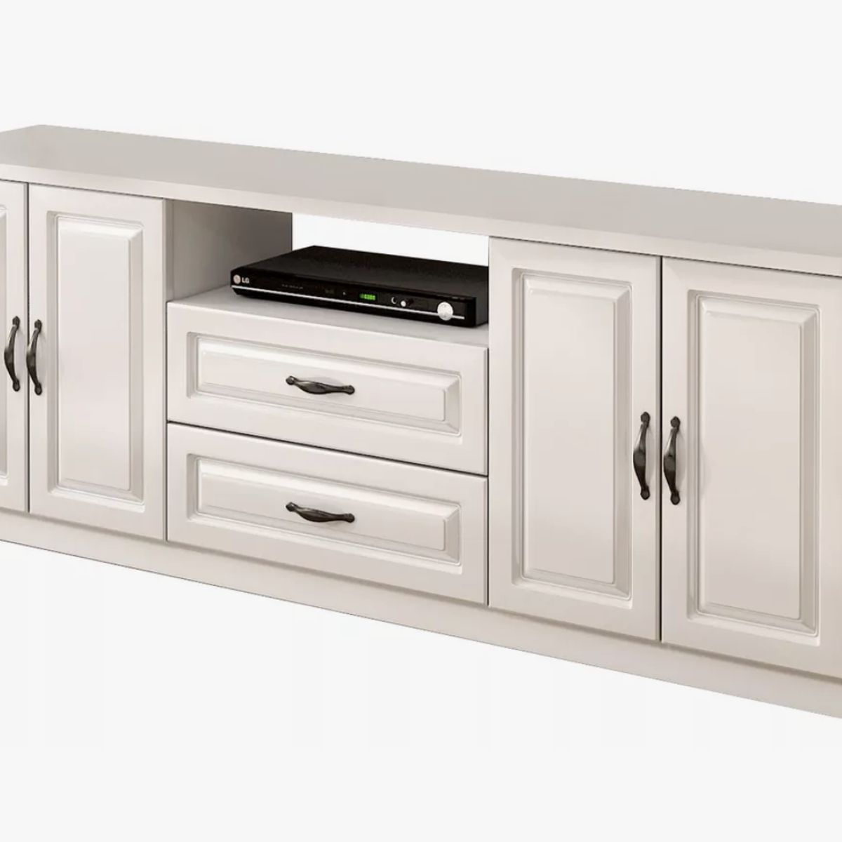 HOMER DESIGN - Rack Tv 140x30x60cm Alto Estilo Europeo Hecho En Melamina