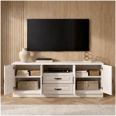 Imagen 2 del producto Rack Tv 140x30x60cm Alto Estilo Europeo Hecho En Melamina