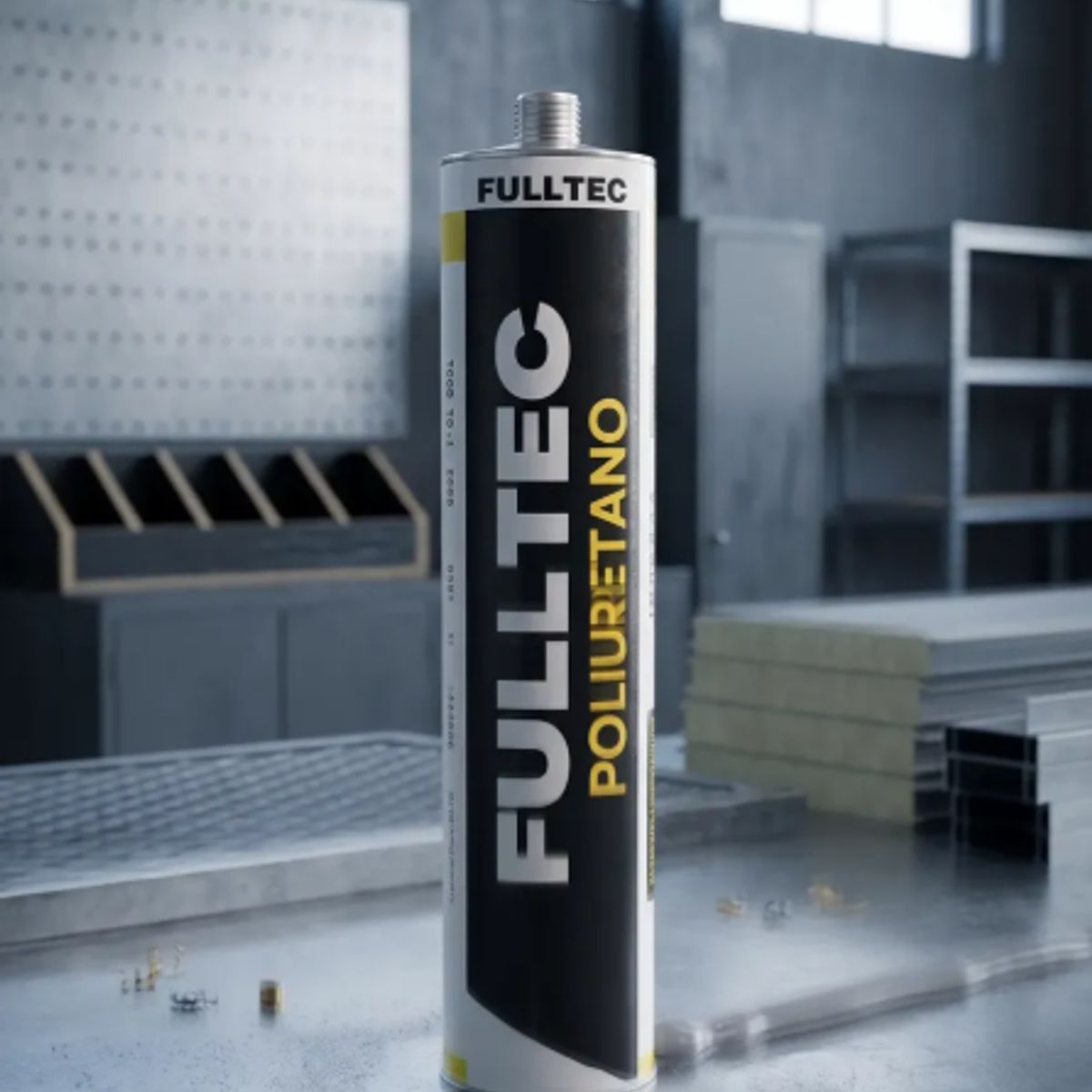 FULLTEC - Sellador de Poliuretano 310 Ml. Gris Fulltec