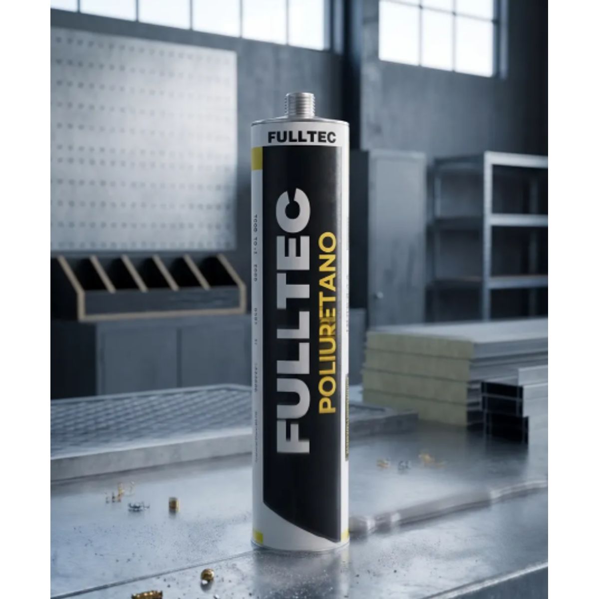 FULLTEC - Sellador de Poliuretano 310 Ml. Gris Fulltec