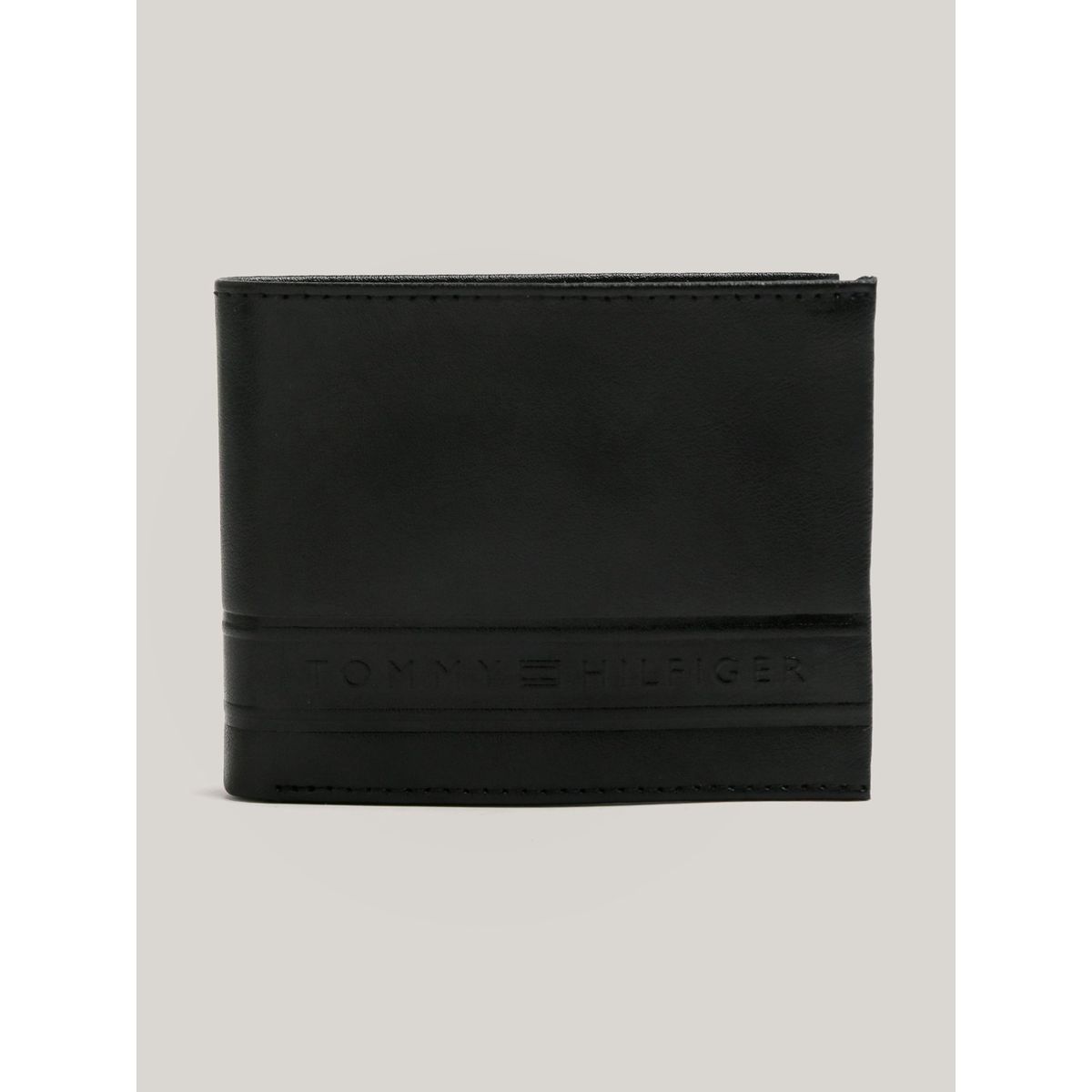 TOMMY HILFIGER - Billetera Con Logo Bordado Negro Tommy Hilfiger