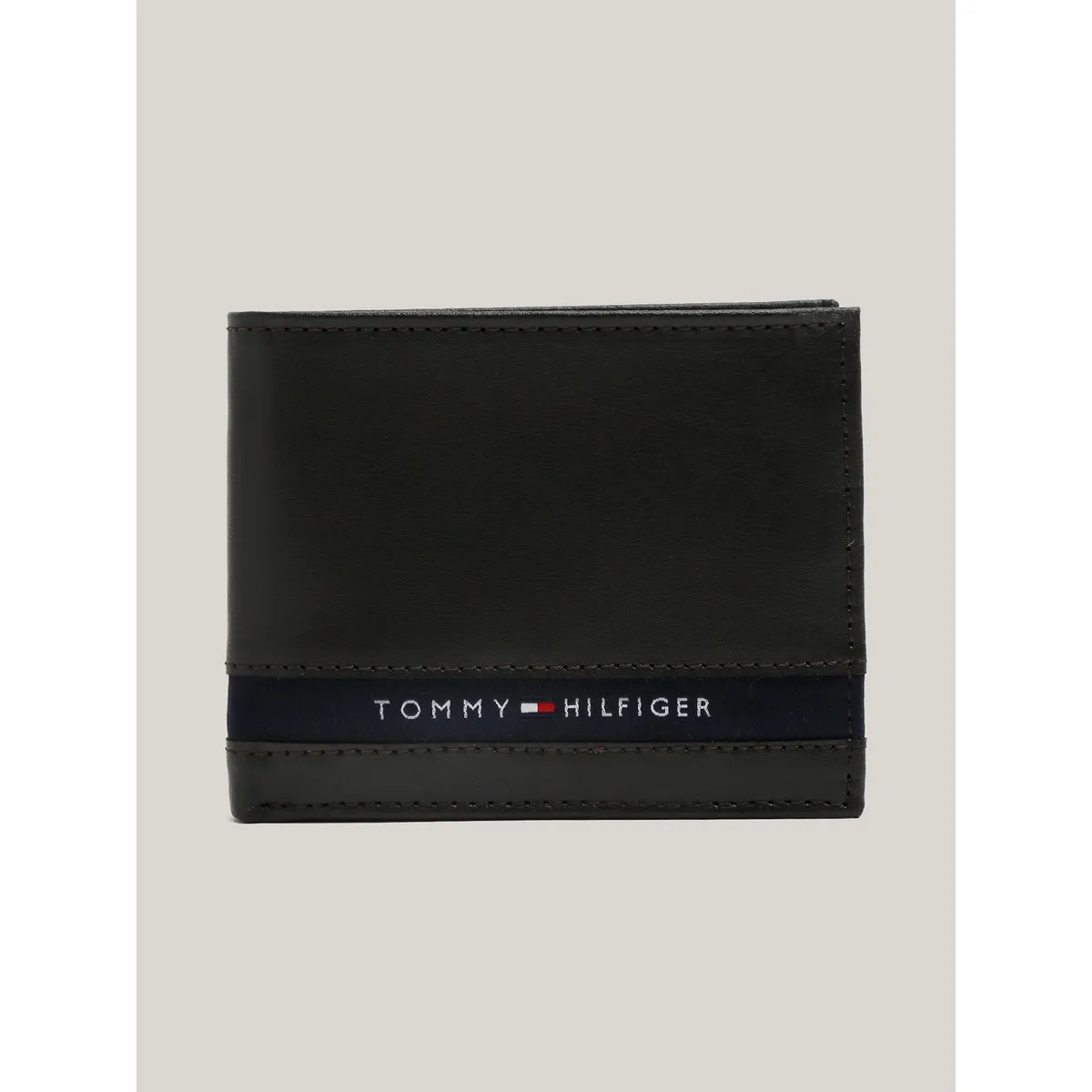 TOMMY HILFIGER - Billetera Emmett Con Logo Café Tommy Hilfiger