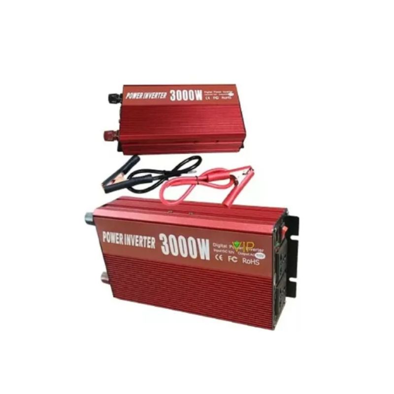 GENERICO - Inversor De Corriente De Coche 3000w 12v220v Convertidor MD