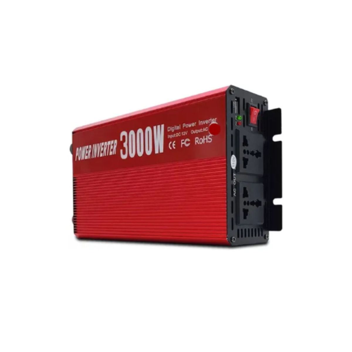 GENERICO - Inversor De Corriente De Coche 3000w 12v220v Convertidor MD