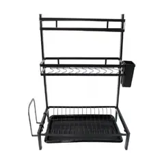 GENERICO - Rack Organizador Escurridor De Loza Platos 60x42x25cm