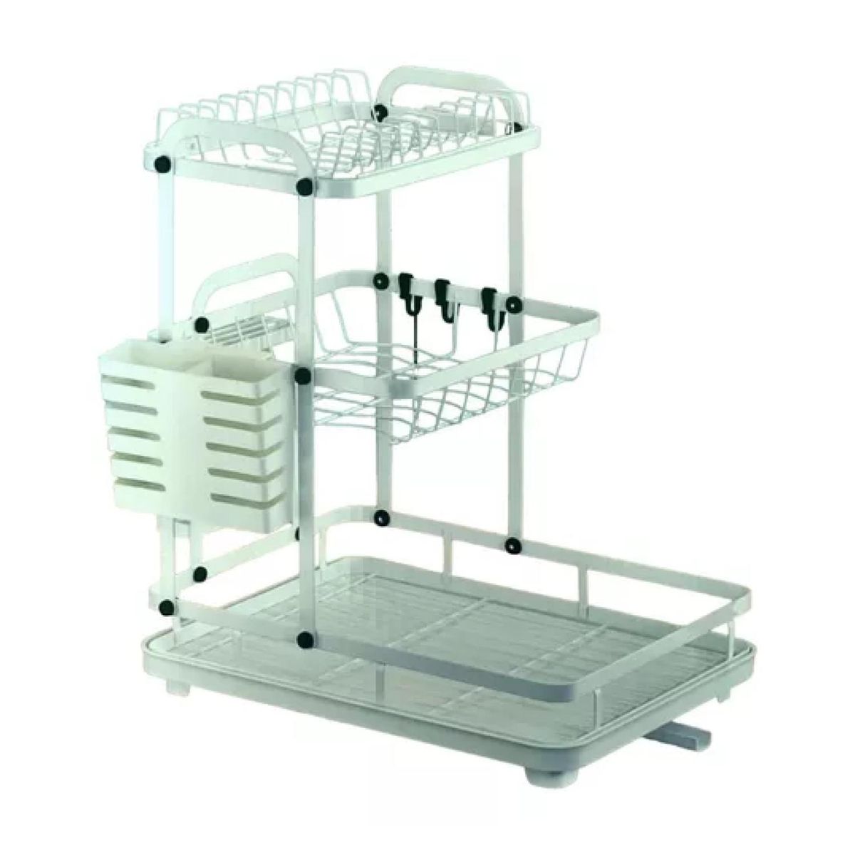 GENERICO - Rack Organizador Escurridor De Loza Platos 3 Niveles Mj-3042