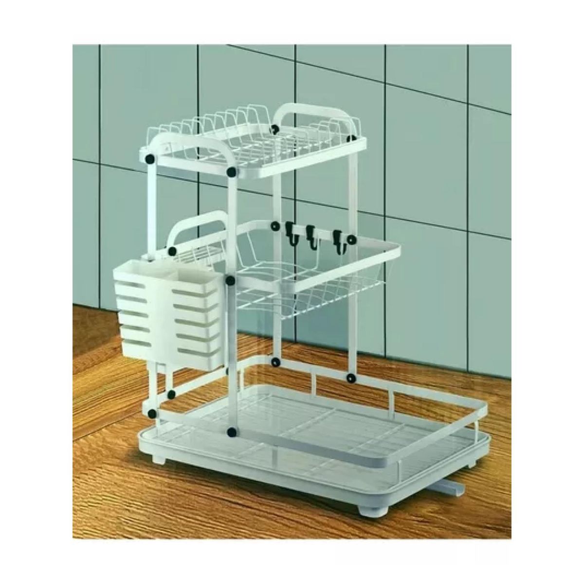 GENERICO - Rack Organizador Escurridor De Loza Platos 3 Niveles Mj-3042