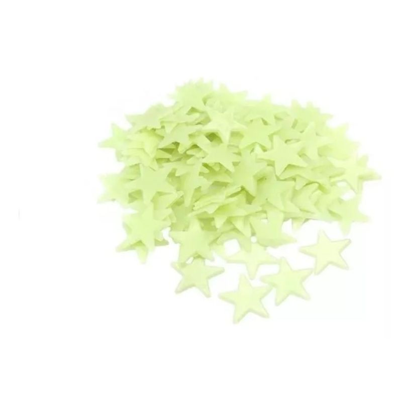 GENERICO - Pegatina De Pared Fluorescente Con Estrellas En Que Brill
