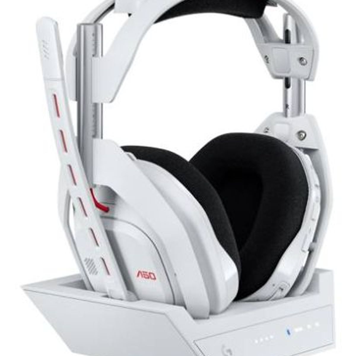 LOGITECH - Logitech ASTRO Gaming A50 5.ª Generación, Audífonos Gamer Inalámbricos 7.1 Surround Sound, Multi Plataforma, Base de Carga, Microfono, Blanco