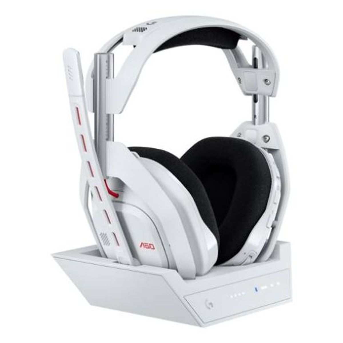 LOGITECH - Logitech ASTRO Gaming A50 5.ª Generación, Audífonos Gamer Inalámbricos 7.1 Surround Sound, Multi Plataforma, Base de Carga, Microfono, Blanco