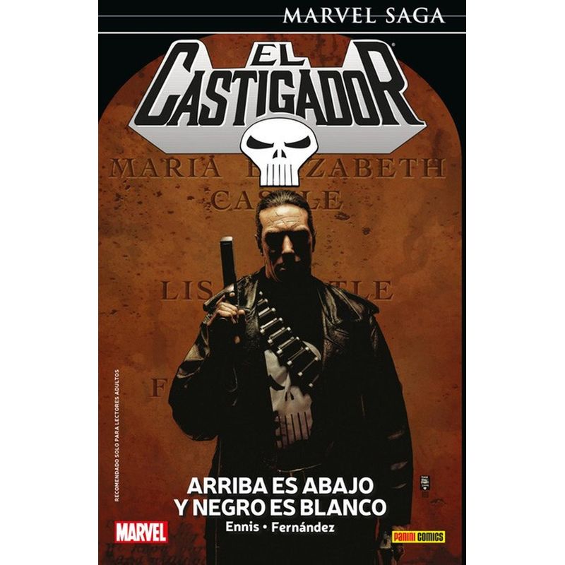 PANINI - Comic El Castigador 05 Arriba Es Abajo Y Negro Es Blanco