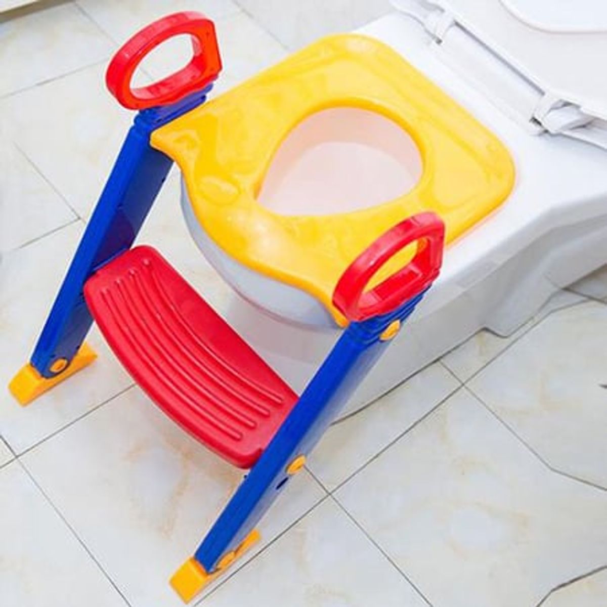 GENERICO - Adaptador de WC para niños con escalera
