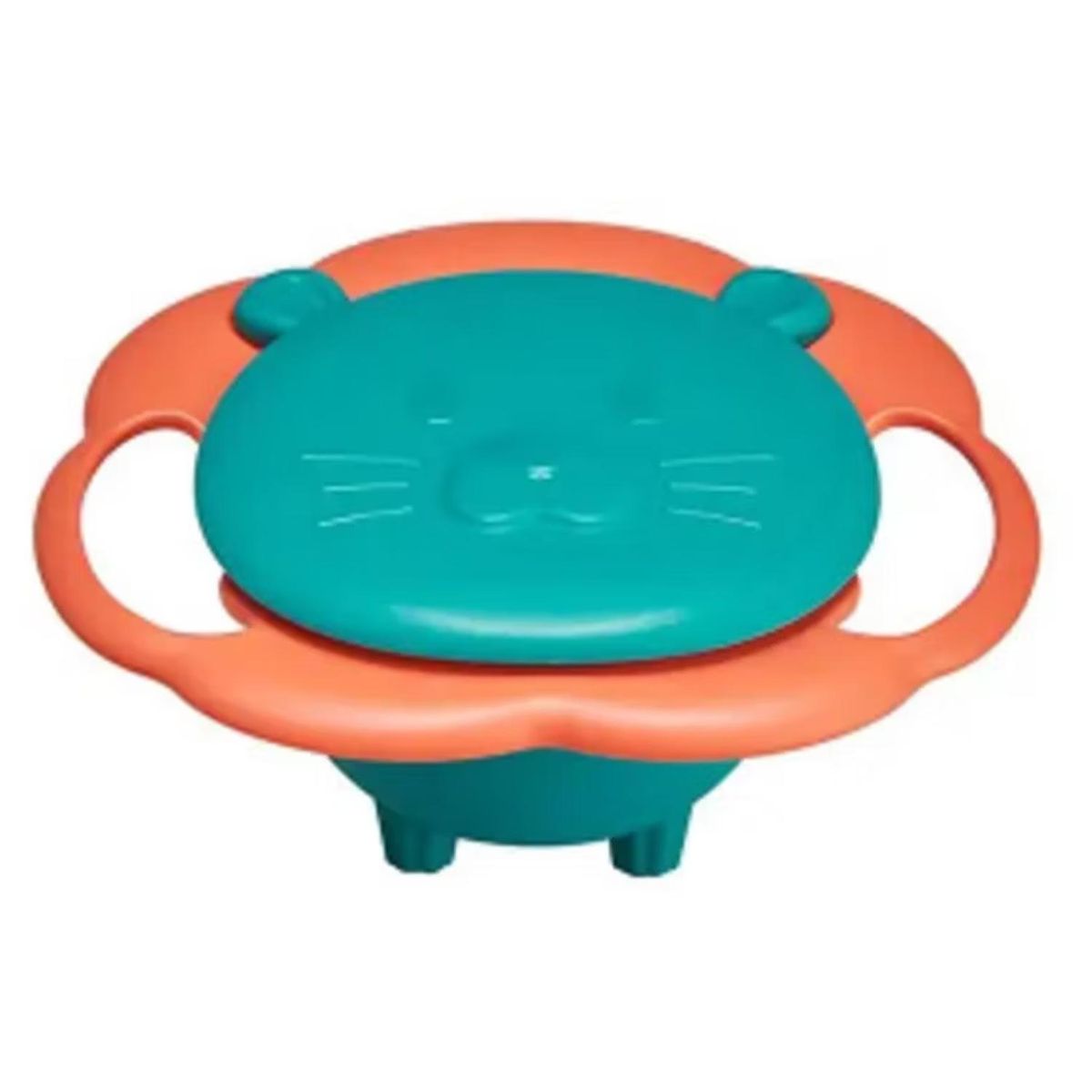 GENERICO - Plato Antiderrame Gira 360° Multicolor Para Bebes