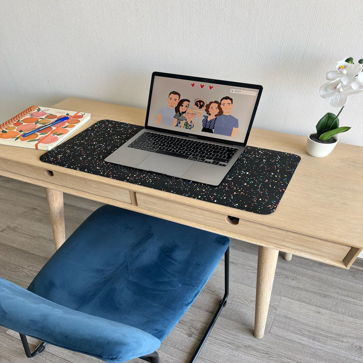 GOODWHEEL - Mousepad de Escritorio Goodwheel Rainbow caucho reciclado