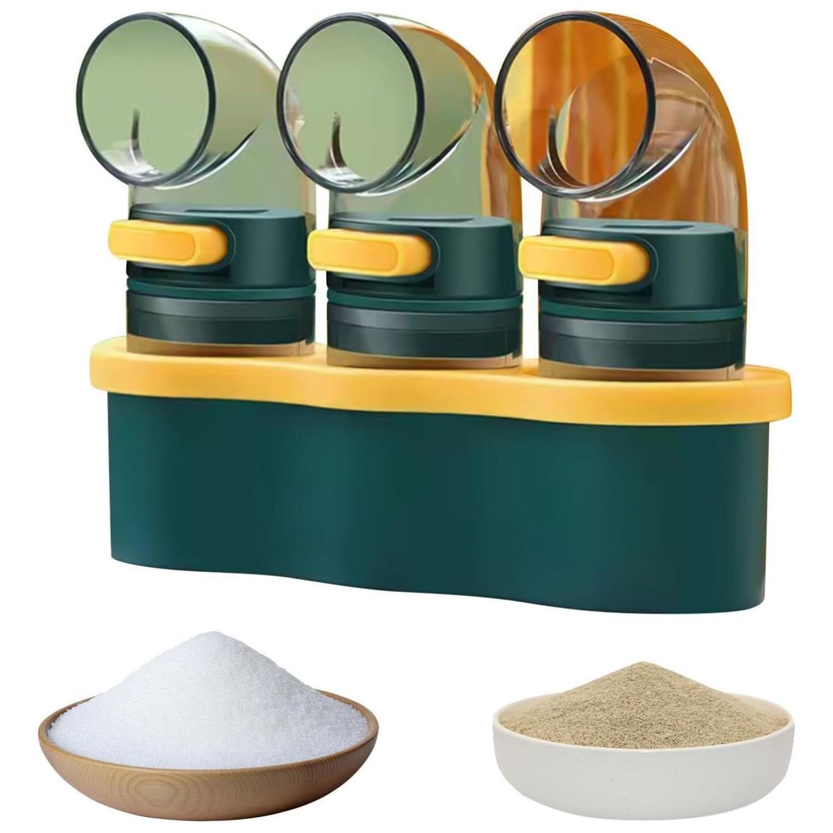 GENERICO - Especiero Dispensador Sal Y Pimienta Condimentos De Mesa