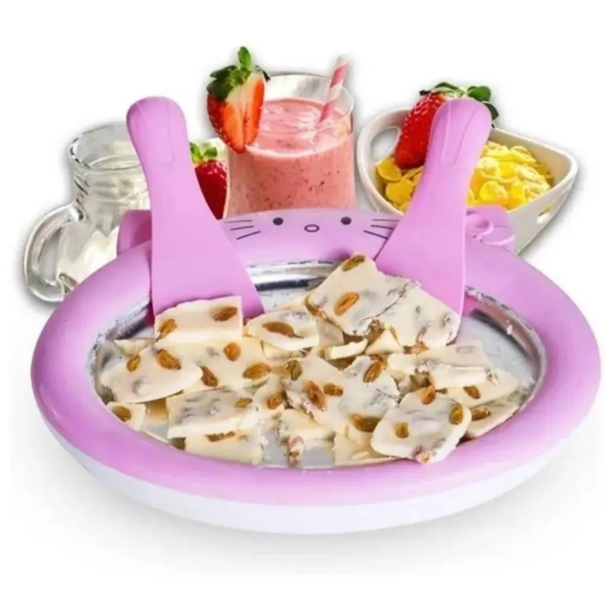 GENERICO - Maquina Para Hacer Rollos De Helados Bandeja Fria