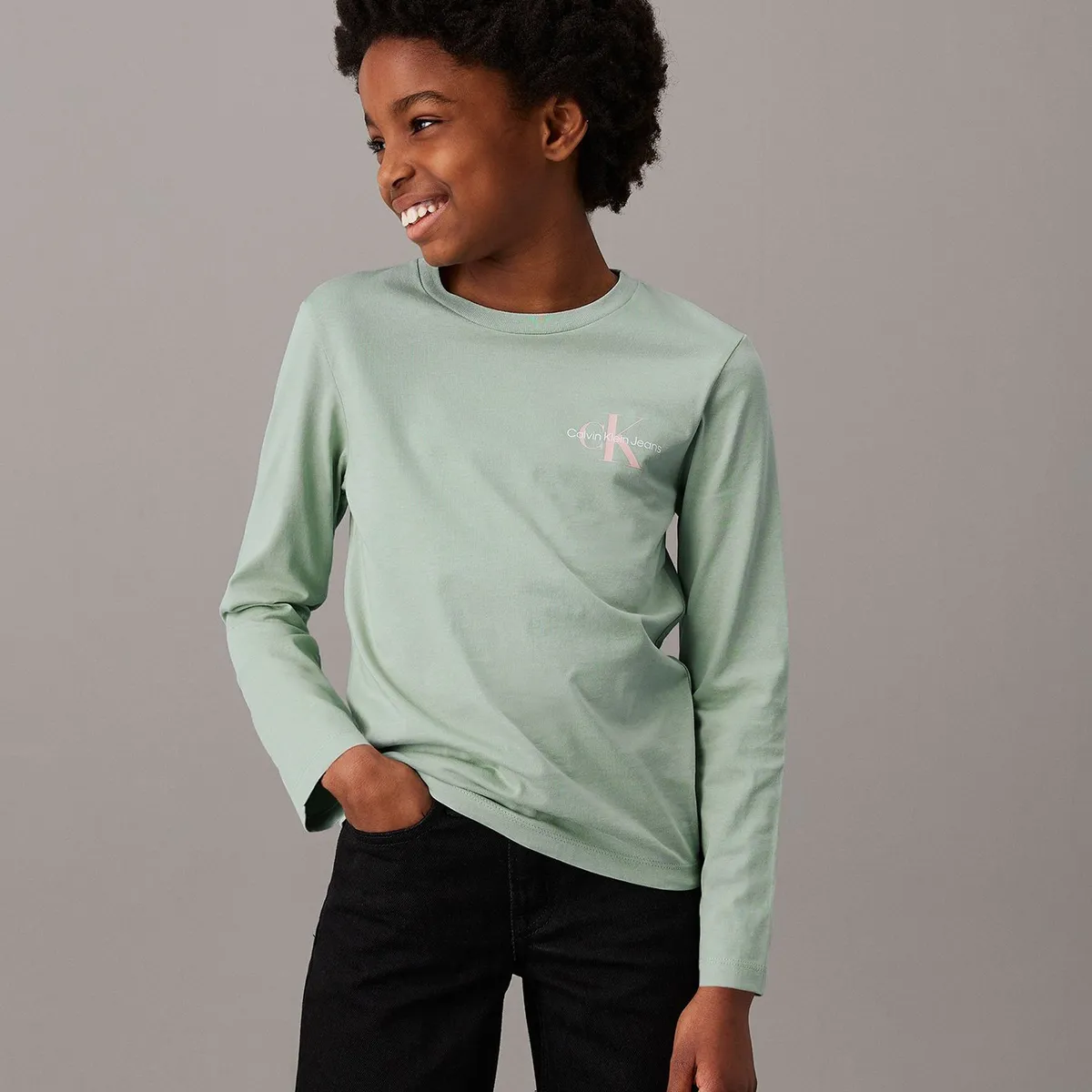 CALVIN KLEIN - Polera Niño Chest Monologo