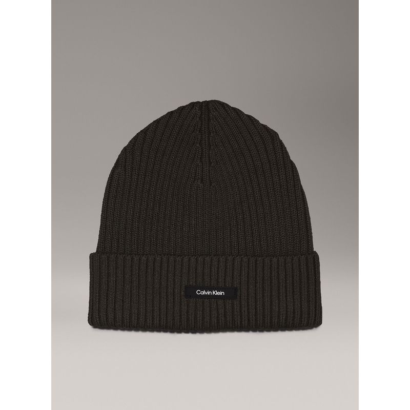 CALVIN KLEIN - Gorro Classic Cotton Verde Calvin Klein