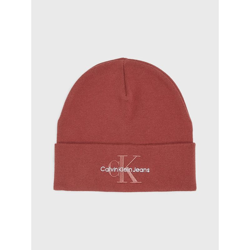 CALVIN KLEIN - Gorro Mono Logo Rojo Calvin Klein