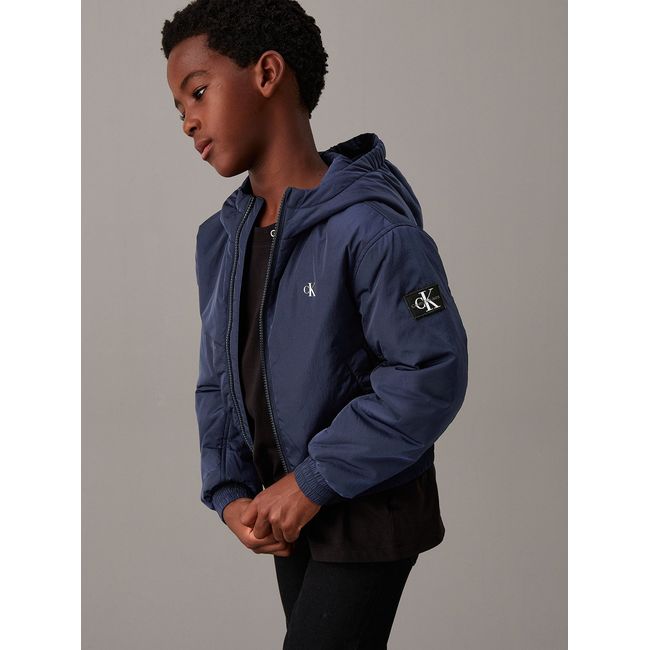 CALVIN KLEIN - Chaqueta Niño Padded Harrington Azul Calvin Klein