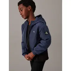CALVIN KLEIN - Chaqueta Niño Padded Harrington Azul