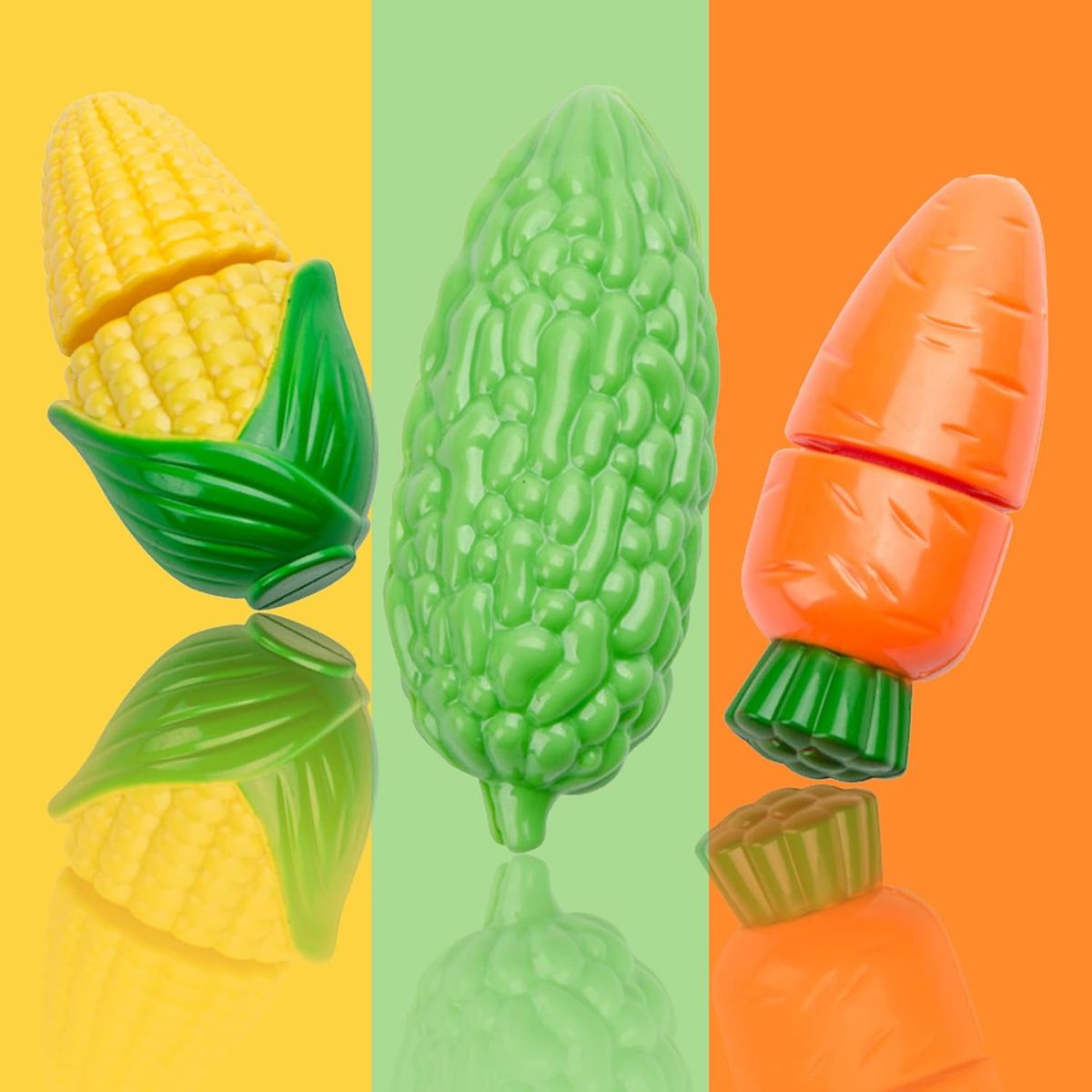 GENERICO - 23Pcs  Frutas Y Verduras De Juguete Para Cortar Para Regalo