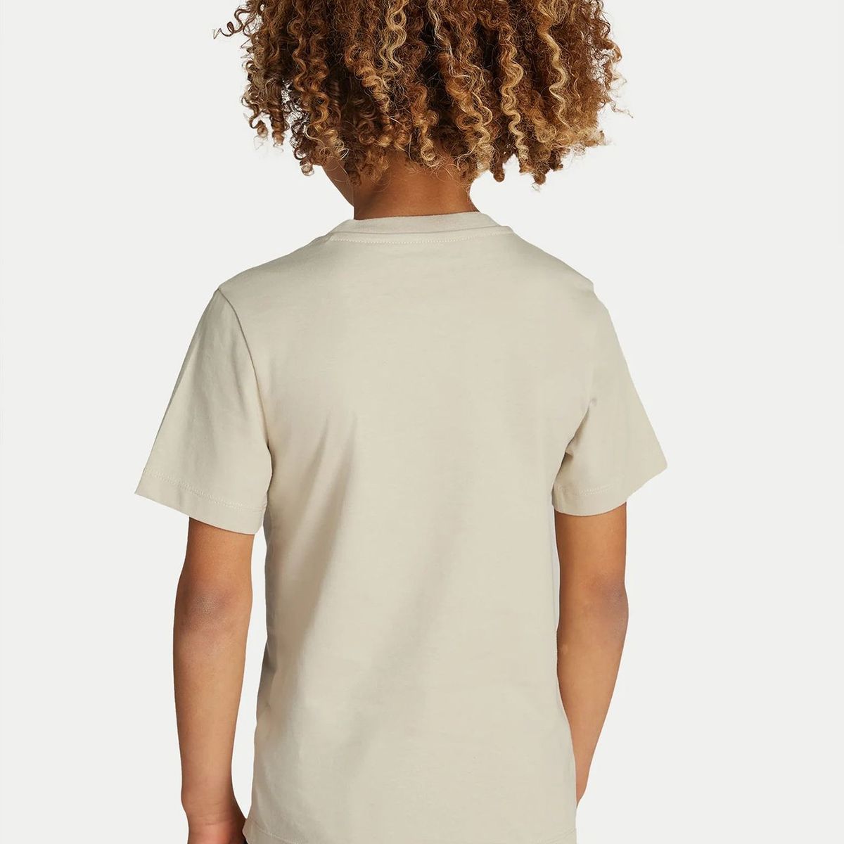 CALVIN KLEIN - Polera Niño Logo Beige Calvin Klein