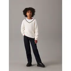 CALVIN KLEIN - Jeans Niño Regular Rinse Azul