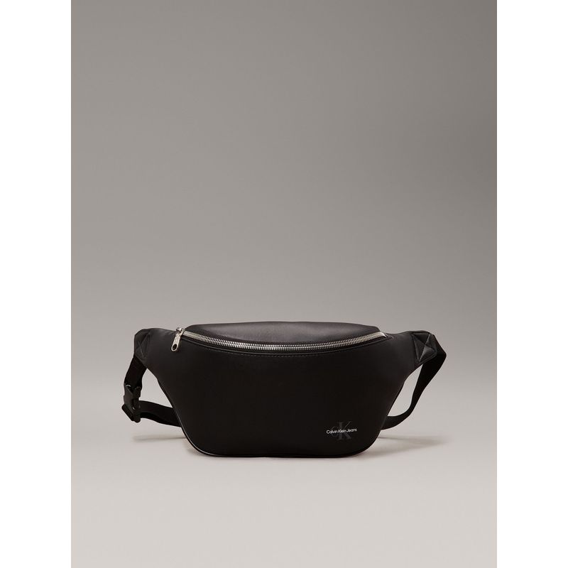CALVIN KLEIN - Banano Monogram Soft Negro Calvin Klein