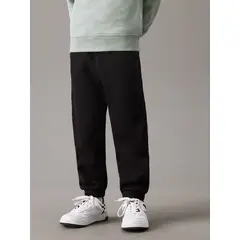 CALVIN KLEIN - Jogger Niño Waistband Fleece Negro