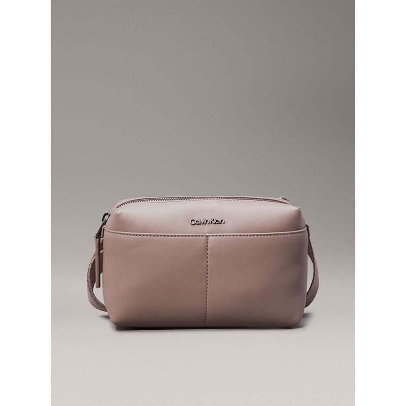 CALVIN KLEIN - Bolso Crossbody Clean Essential Beige Calvin Klein