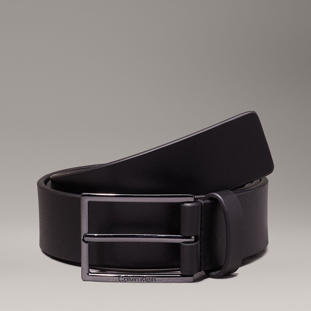 CALVIN KLEIN - Cinturón Clean Essential 35 MM Negro Calvin Klein