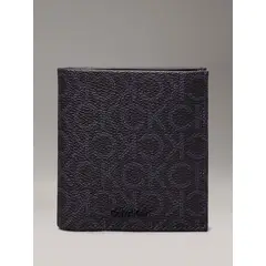 CALVIN KLEIN - Billetera CK Must Mono Trifold 6Cc W/Coi Negro