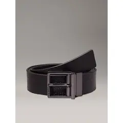 CALVIN KLEIN - Cinturón Reversible Sleek Square 35Mm Negro