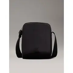 CALVIN KLEIN - Bolso Reporter Over Webbing Mono Negro