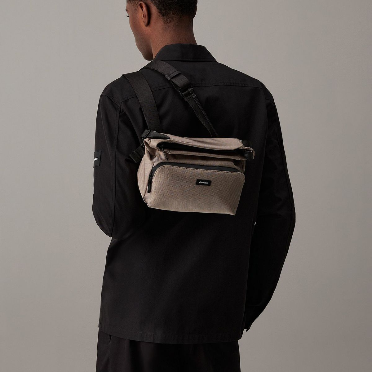 CALVIN KLEIN - Banano Plegable CK Essential Gris Calvin Klein