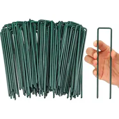 GENERICO - 100Pcs Estacas Jardín Y Pinos De Césped Grapas De Paisaje