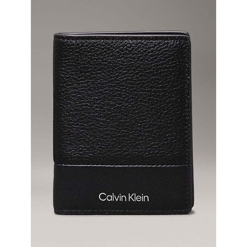 CALVIN KLEIN - Billetera Subtle Mix Bifold 7Cc W/Coin Negro Calvin Klein