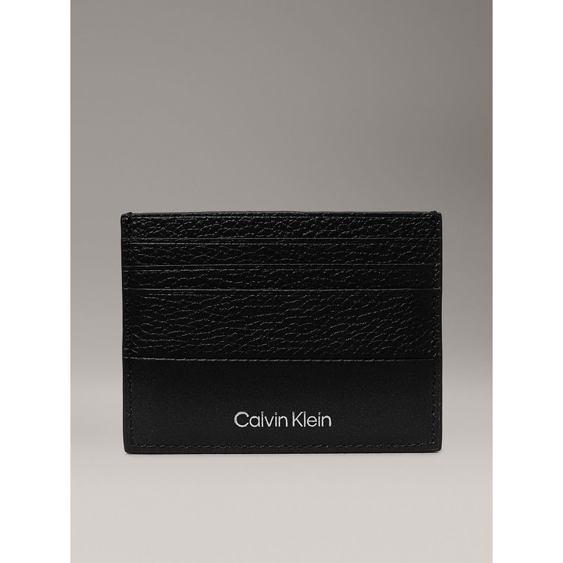 CALVIN KLEIN - Tarjetero Subtle Mix 6Cc Negro Calvin Klein