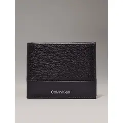 CALVIN KLEIN - Billetera Subtle Mix Bifold 5Cc W/Coin Negro