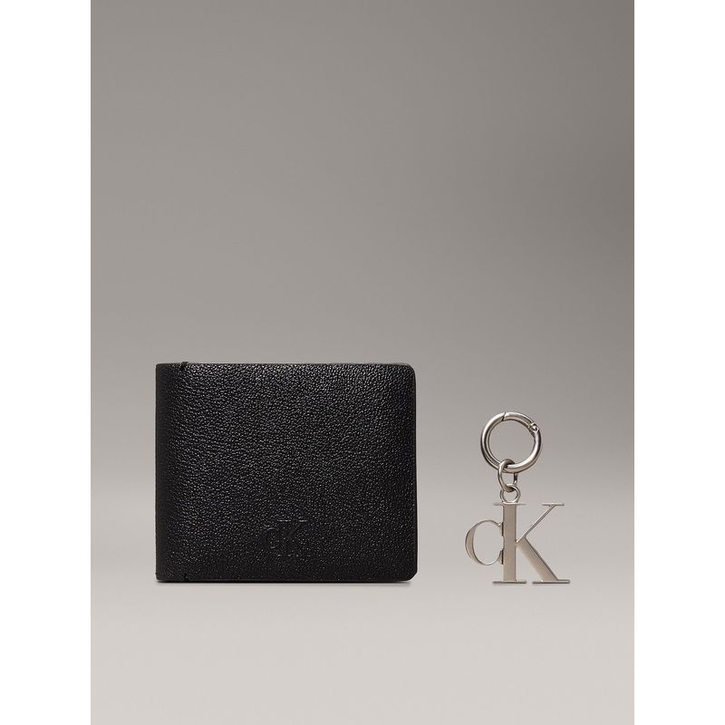 CALVIN KLEIN - Set de Regalo Billetera + Llavero Negro Calvin Klein