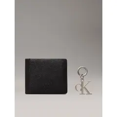 CALVIN KLEIN - Set de Regalo Billetera + Llavero Negro