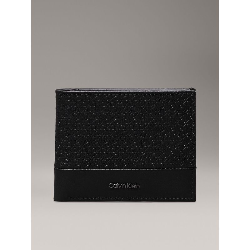CALVIN KLEIN - Billetera Nano Mono Bifold 5Cc W/Coin Negro Calvin Klein